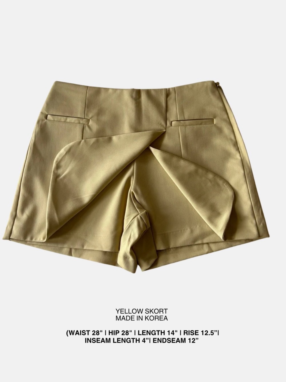 Yellow Skort